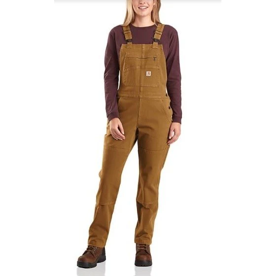 Carhartt Women's Bib Overall Relaxed Fit Twill Unlined - Image 3