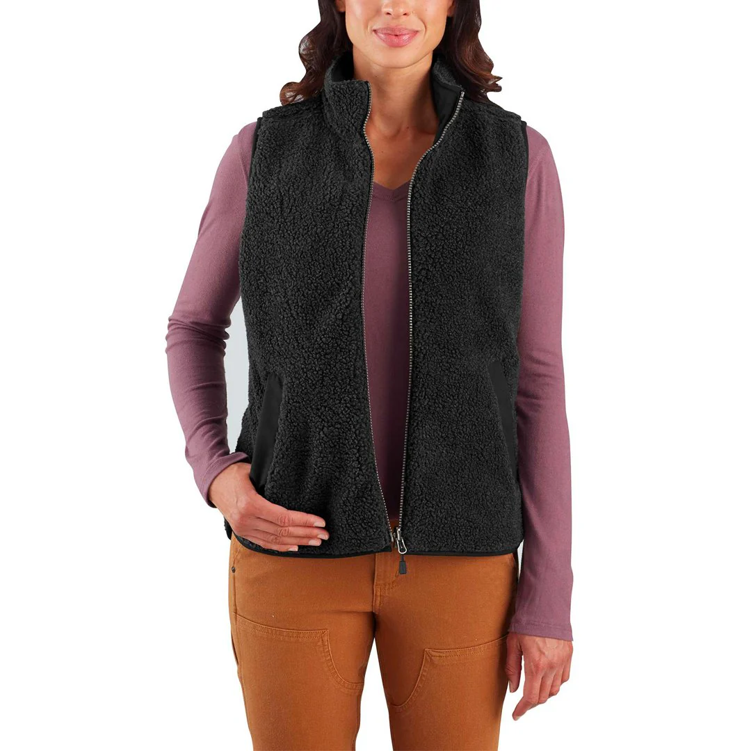 Carhartt Women's Utility Sherpa-Lined Vests Black - Image 3