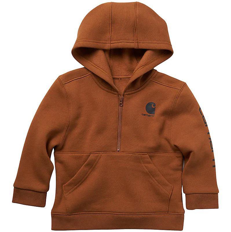 Carhartt Boy's Long Sleeve Half-Zip Sweatshirt (Infant/Toddler)