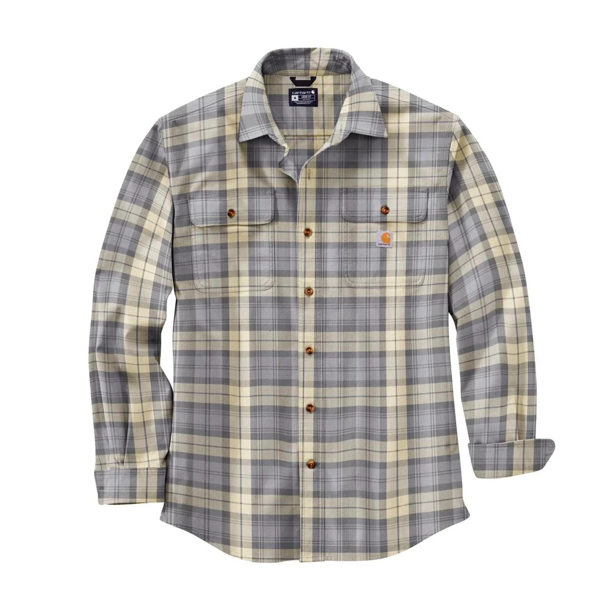 Carhartt Men's Loose Fit Heavyweight Flannel Long Sleeve - Image 4