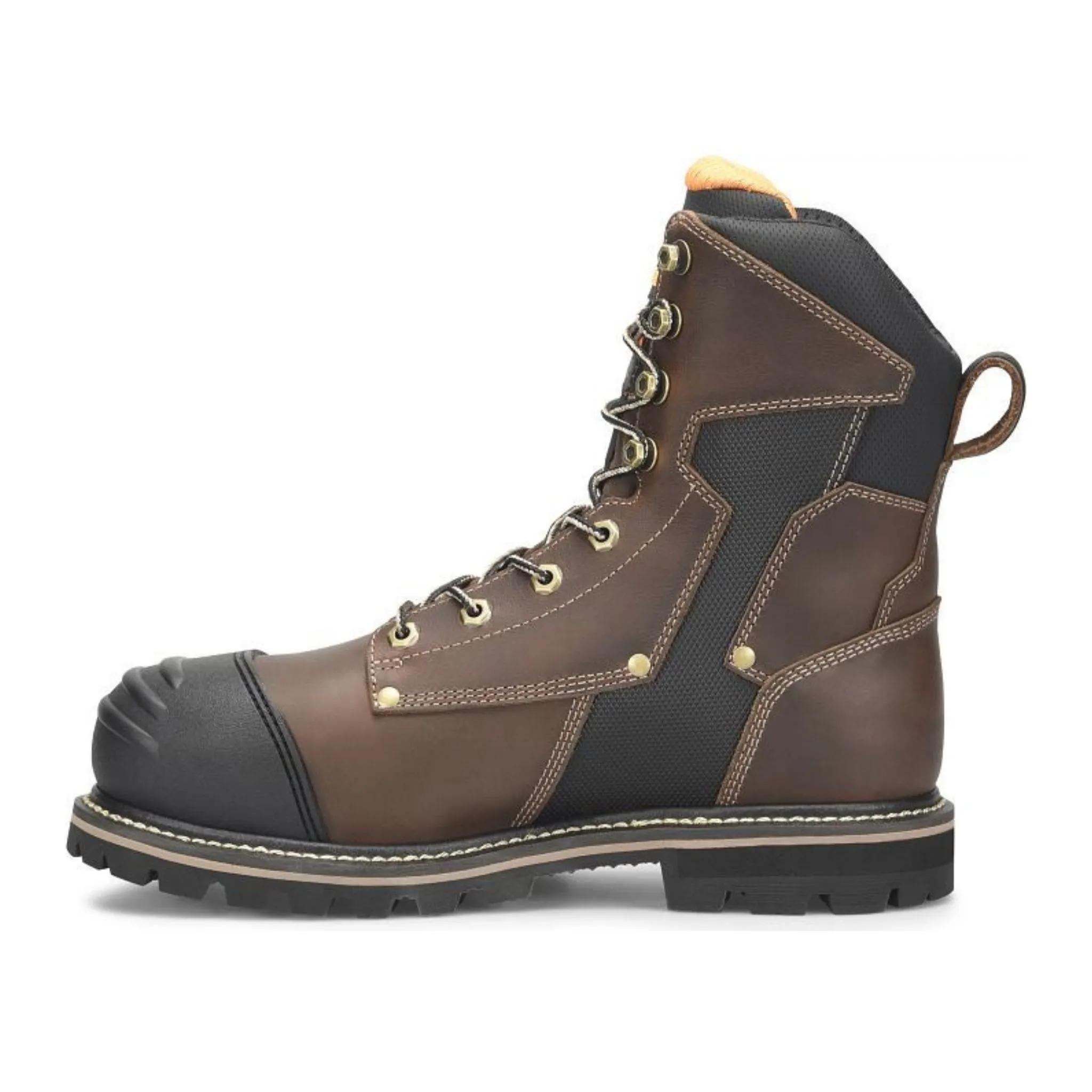 Carolina Men's 8" Waterproof Comp Toe Internal Metguard Work Boot - Image 3