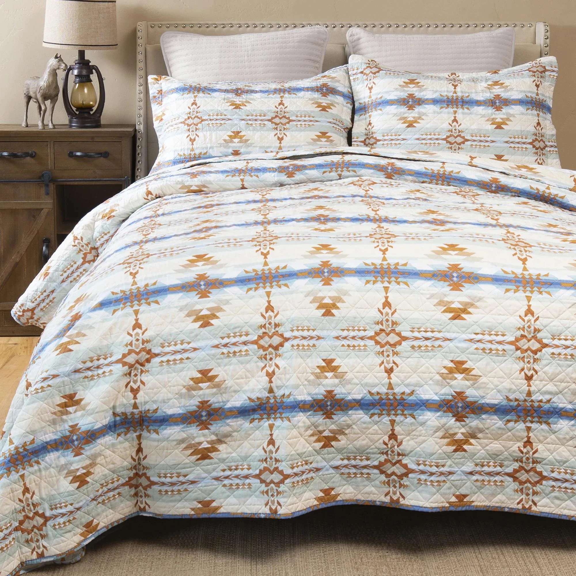 Carstens Stack Rock Southwestern 2-Piece Quilt Set In Queen