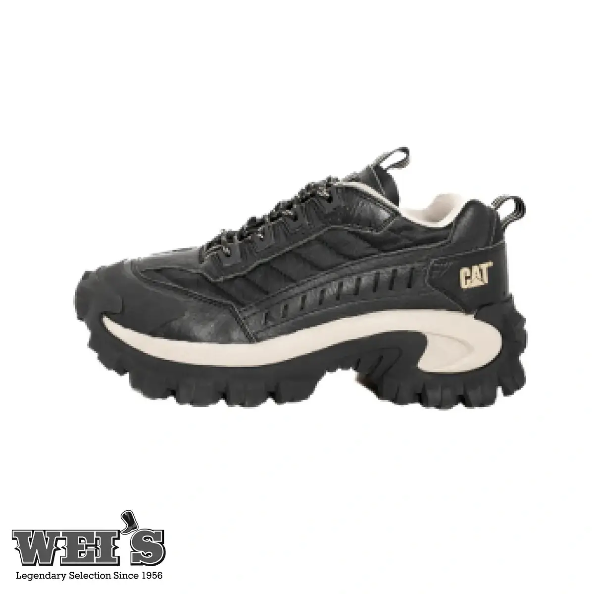 CAT Men's Boot Intruder Black Soft Toe Shoe- Clearance