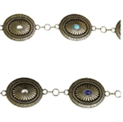 M&F Western Products Women's Belt Chain With Conchos