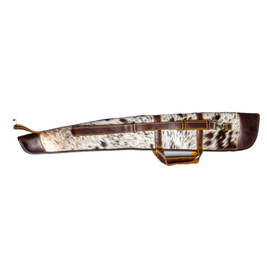 Challenger Cowhide/ Leather Fleece Lined Gun Case