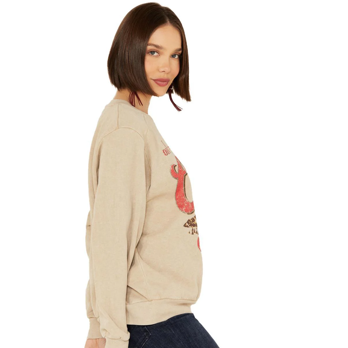 Changes Women's Coors OG Coors Cowboy Graphic Crewneck Sweatshirt - Image 2