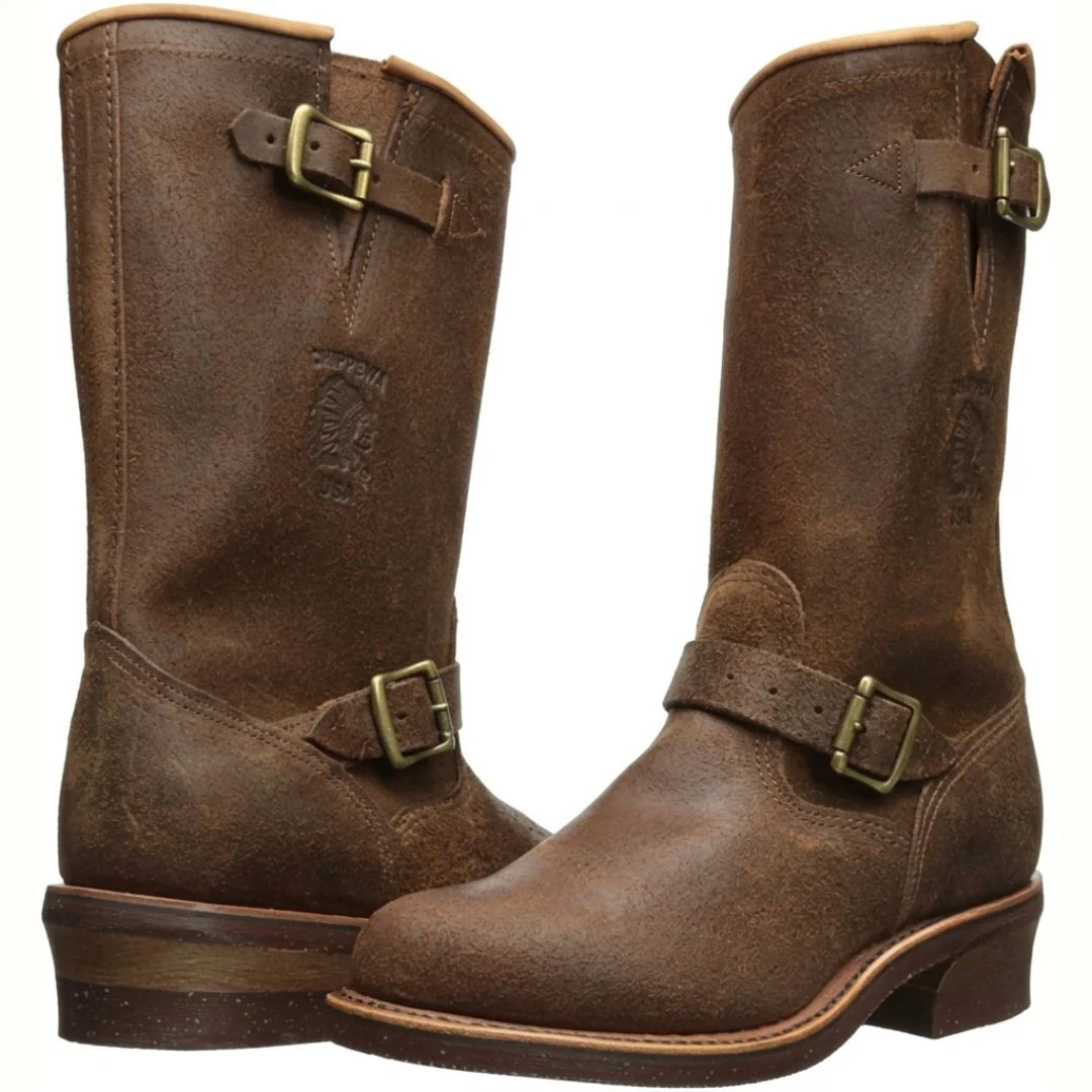 Chippewa Men’s Oiled Leather Motorcycle Boot - Image 2