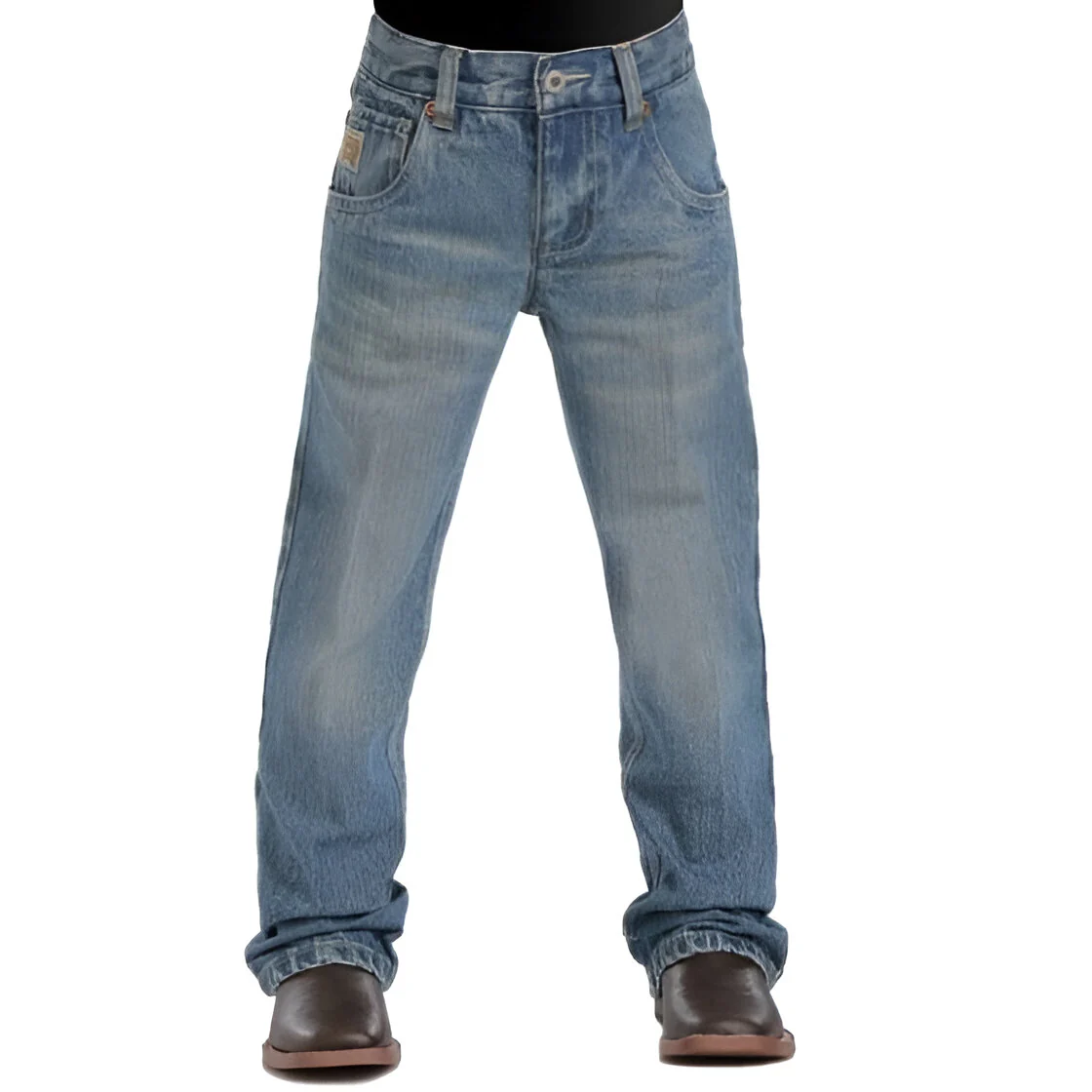 Cinch Boy's Jeans Tanner Relaxed Fit Mid Rise Boot Cut - Image 3