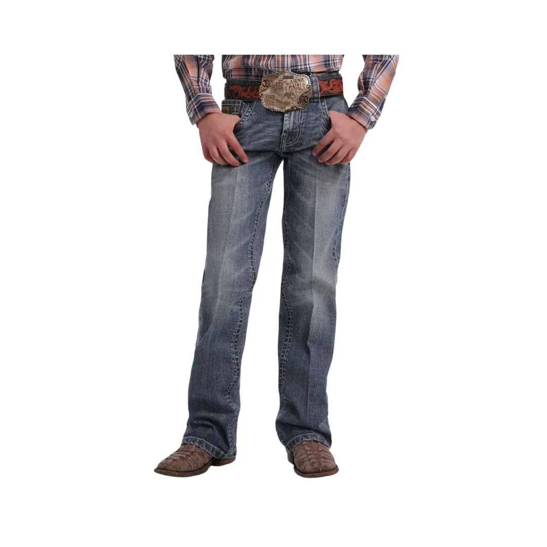 Cinch Boy's Slim Fit Jean In Medium Stonewash - Image 2