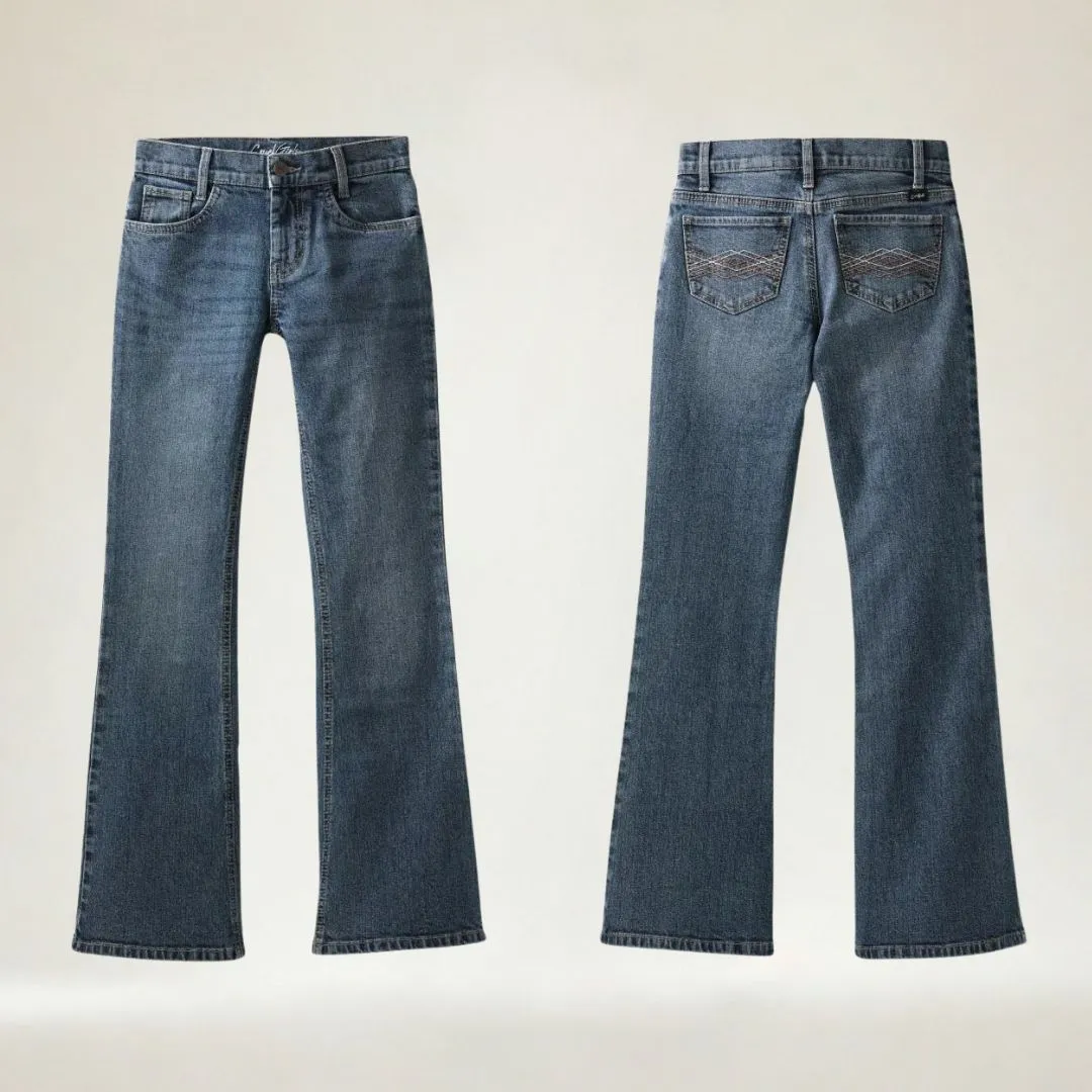 Cinch Girl's Lucy Medium Indigo Stone Bootcut Jean - Image 2