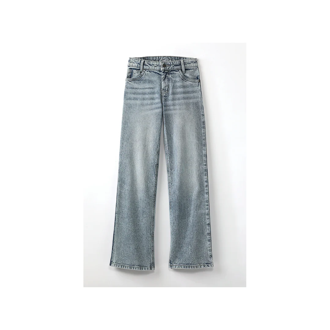 Cinch Girl's Wide Leg Light Wash Jeans - Image 2