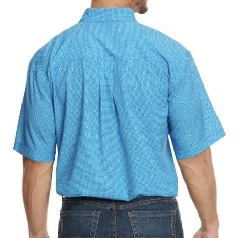 Cinch Men’s Shirt Casual Short Sleeve Arenaflex Geo Print - Image 2