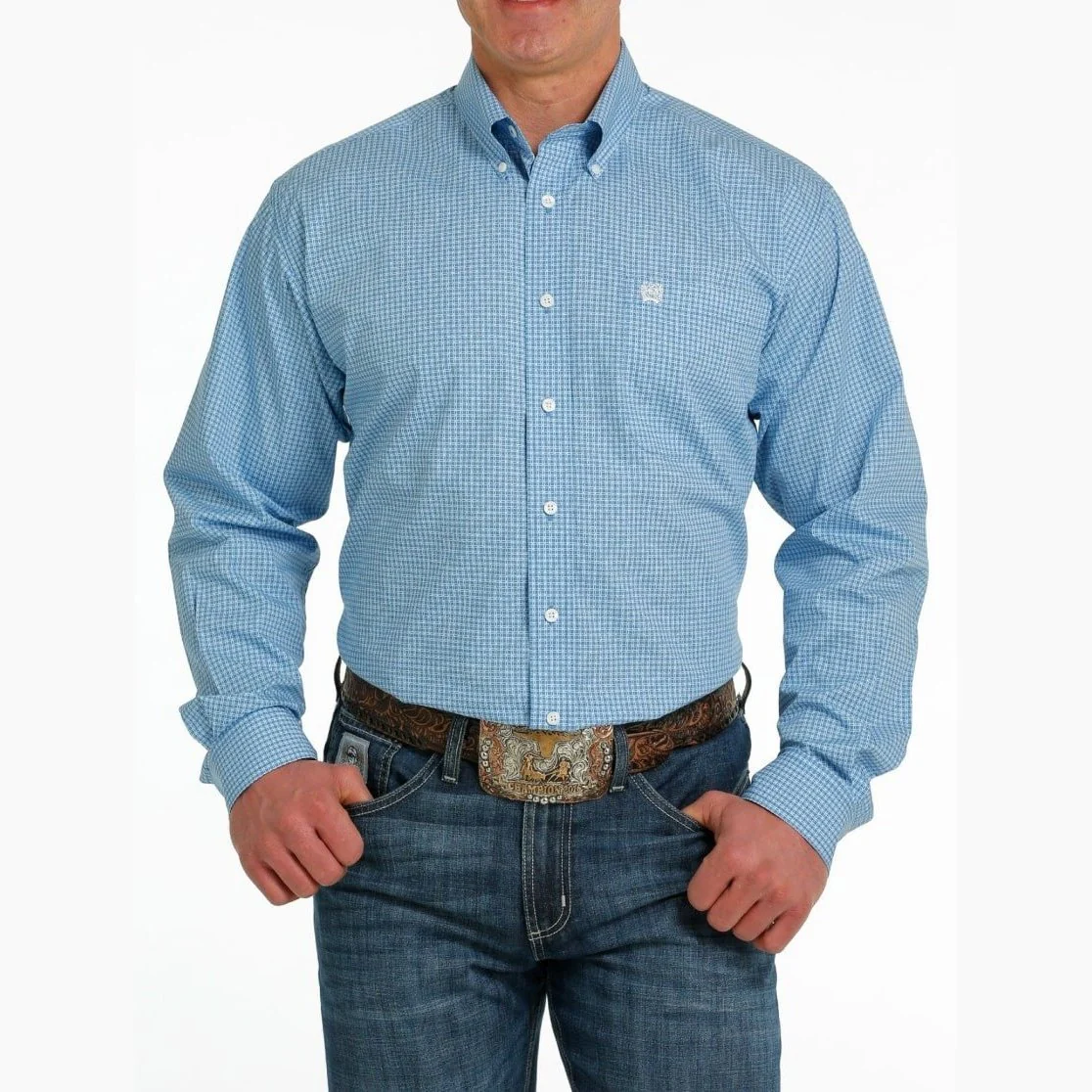 Cinch Men’s Shirt Casual Long Sleeve Button Down-CLEARANCE
