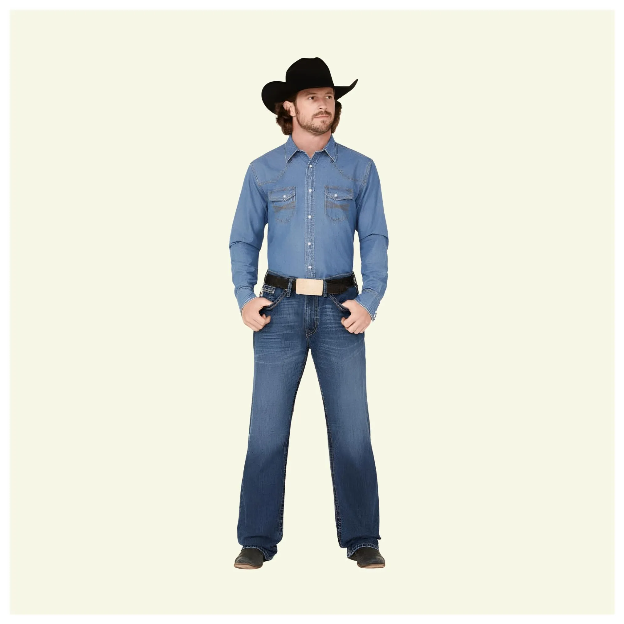 Cinch Men’s Grant Jeans Mid Rise Relaxed Boot Cut -Clearance