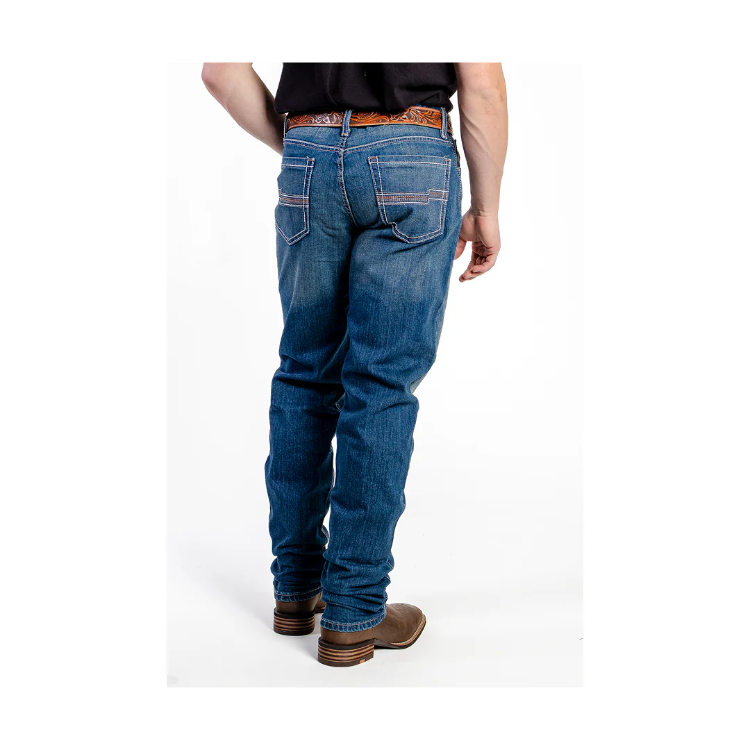 Cinch Men’s Jeans Jesse Slim Straight Leg Stretch Denim - Image 4