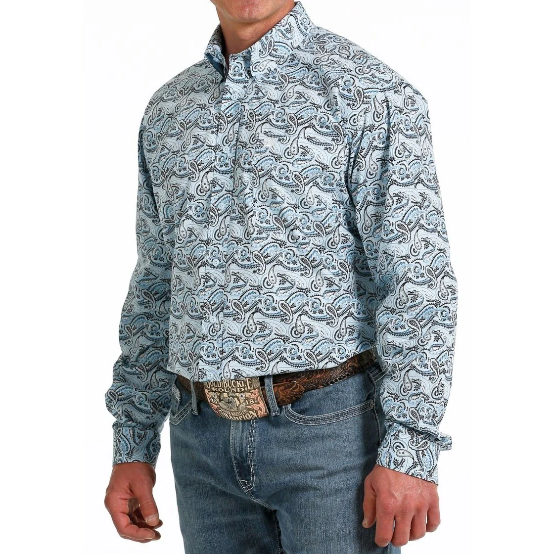 Cinch Men’s Shirt Casual Long Sleeve Button Down - Image 3