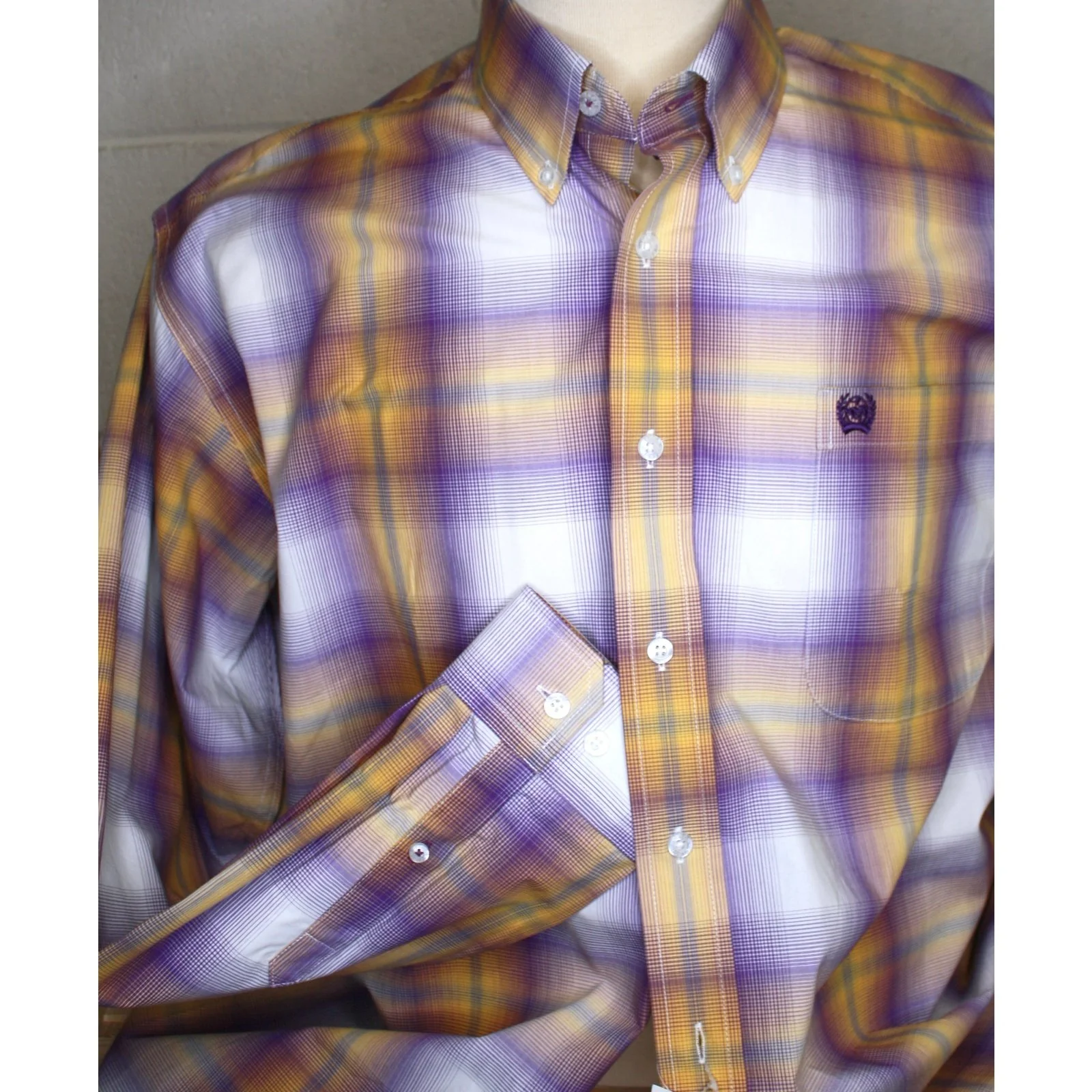 Cinch Men’s Shirt Long Sleeve Button Up