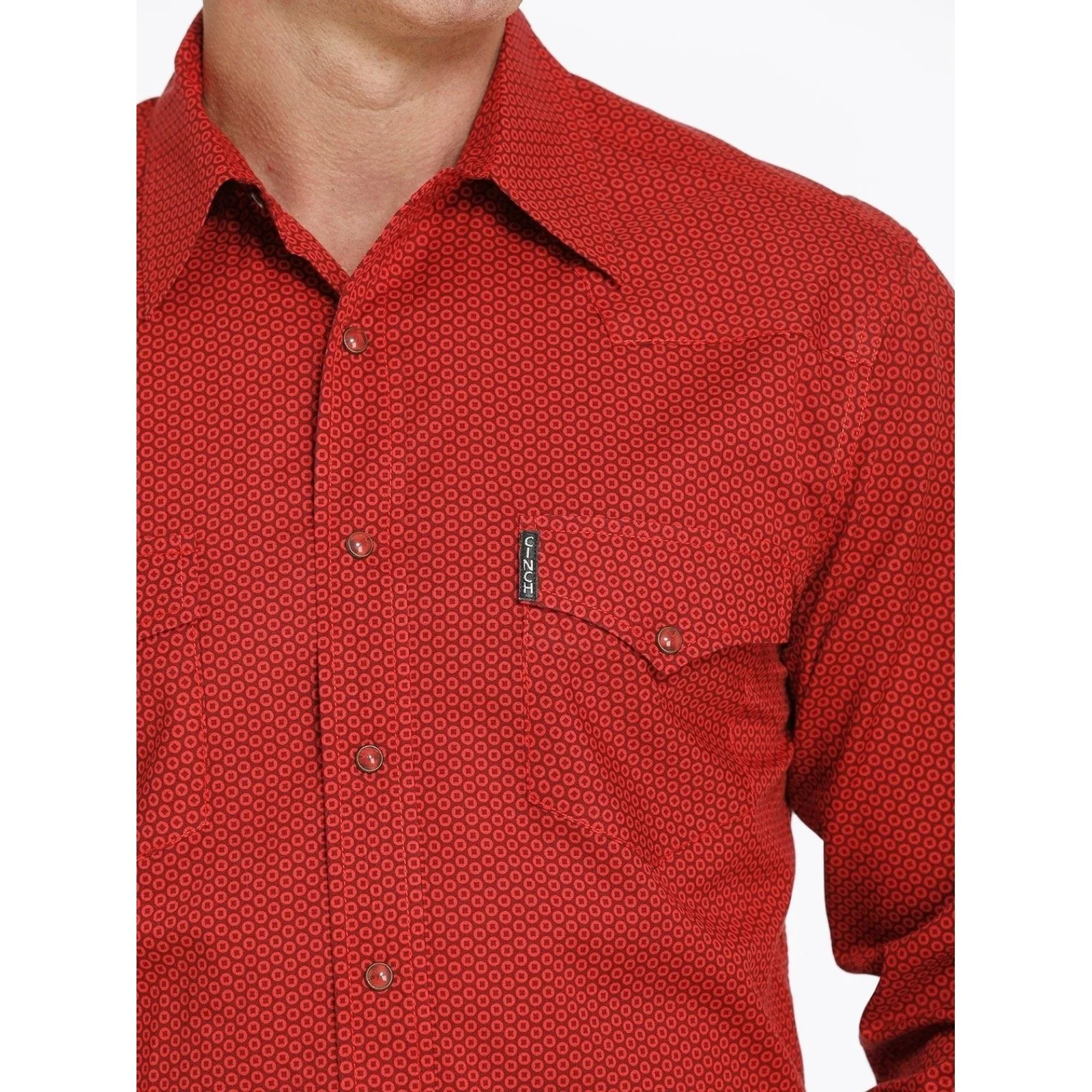 Cinch Men’s Shirt Western Modern Fit Button-Down- Clearance