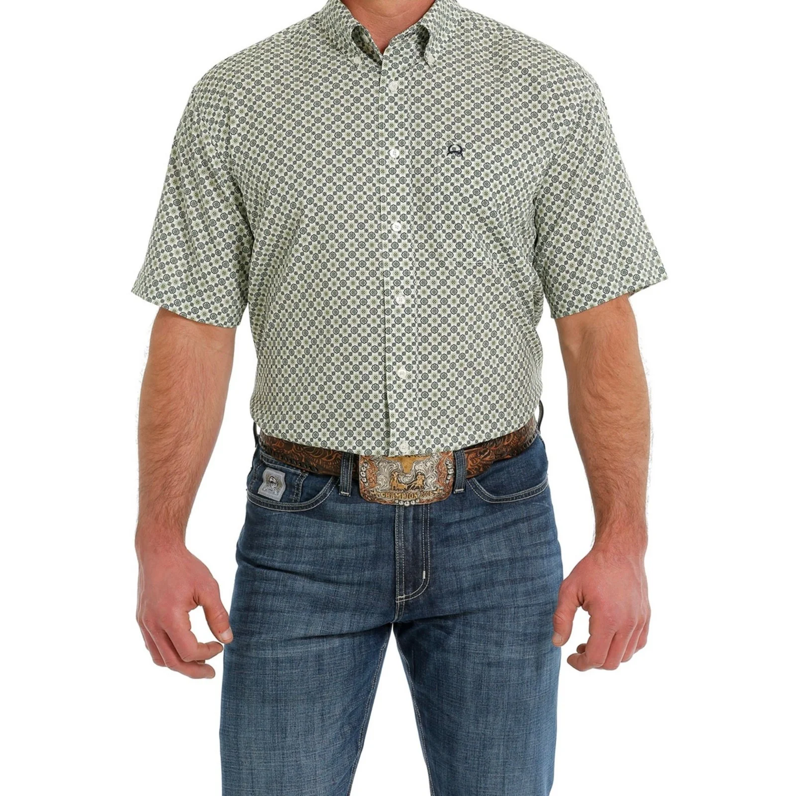 Cinch Men’s Short Sleeve Shirt Active Flex - Image 2