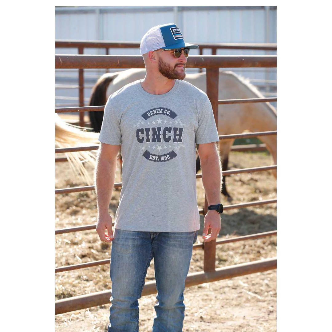 Cinch Men’s Short Sleeve Jersey Tee
