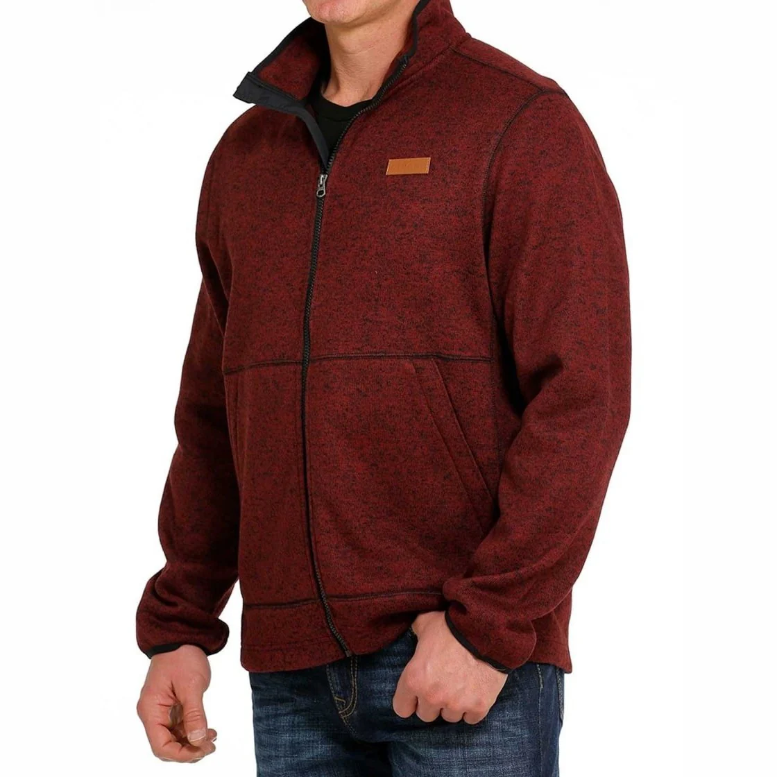 Cinch Men’s Sweater Zip-Up Long Sleeve-CLEARANCE