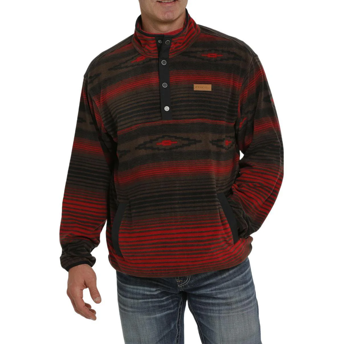 Cinch Men's Aztec Printed Polar Fleece - CLEARANCE