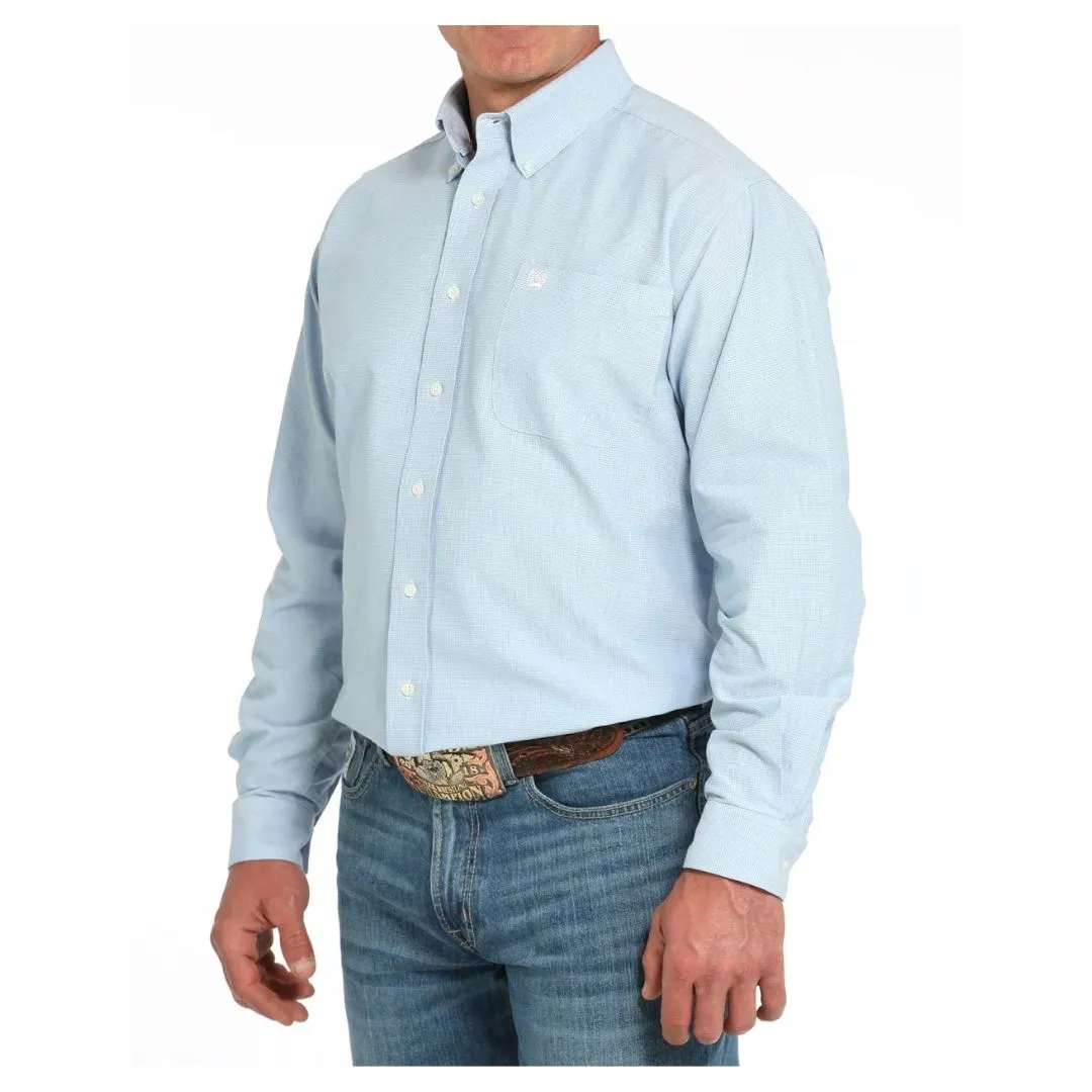 Cinch Men's Blue Long Sleeve Button Down Shirt - Image 2