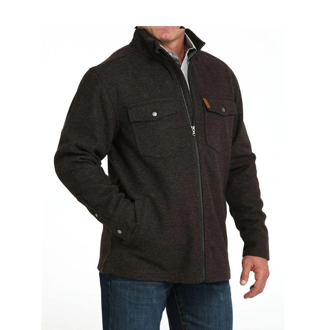 Cinch Men's Brushed Knit Shirt Coat/Jacket - Image 4