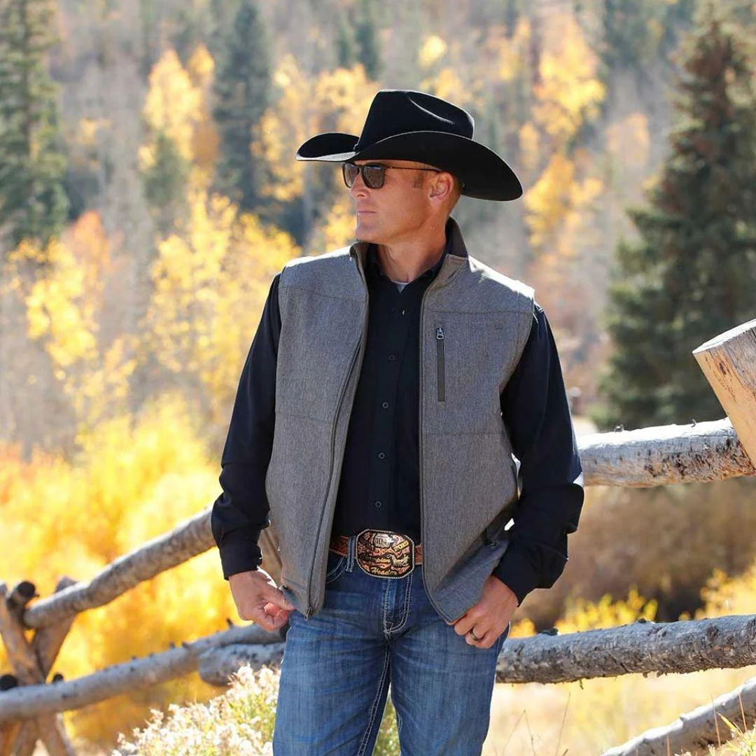 Cinch Men's Concealed Carry Bonded Softshell Vest - Image 3