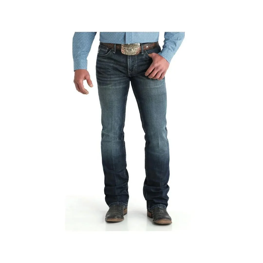 Cinch Men's Ian Mid-Rise, Slim Boot Cut Jeans Dark Stone - Image 50