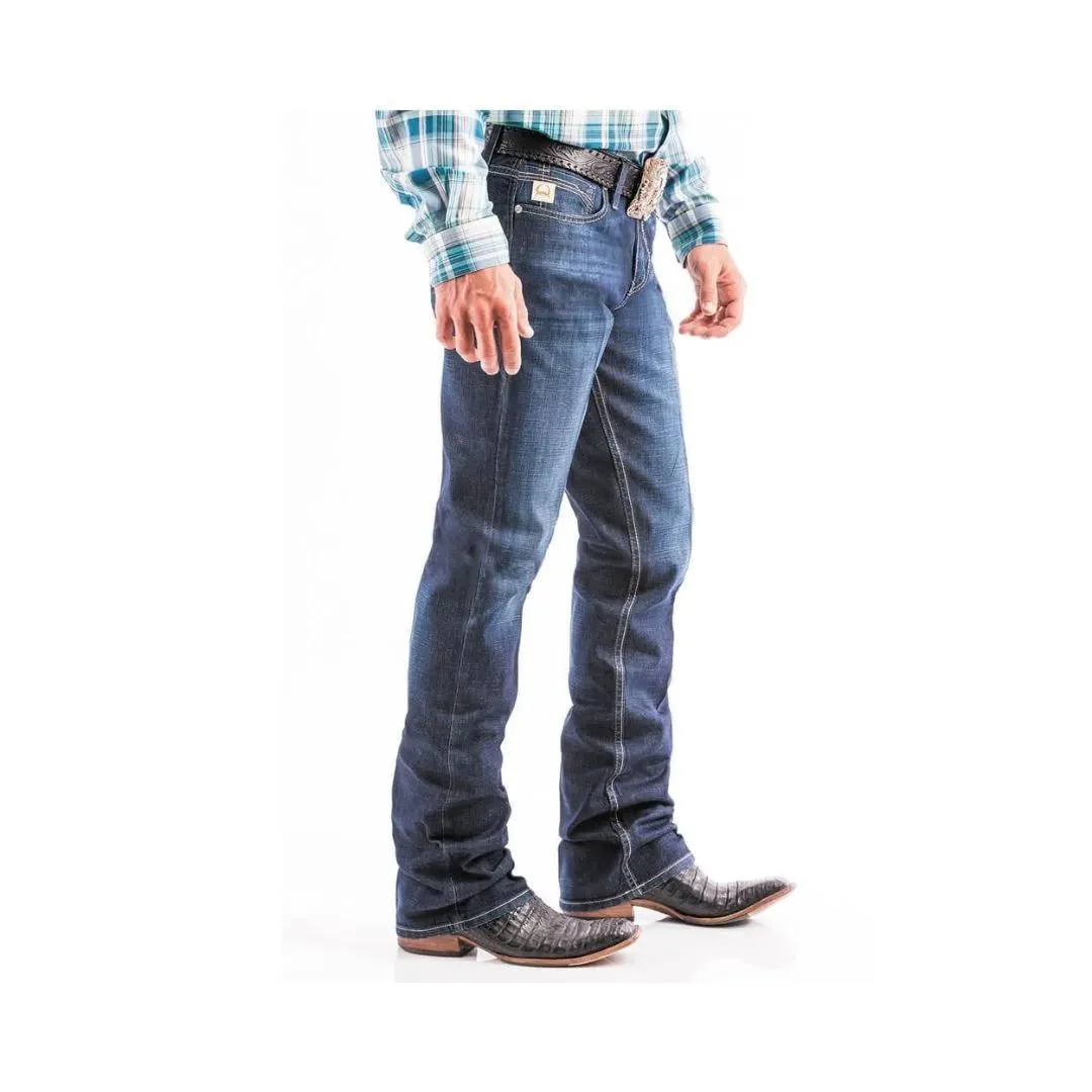 Cinch Men's Jeans Ian Slim Mid-Rise Boot Cut Dark Stonewash - Image 3