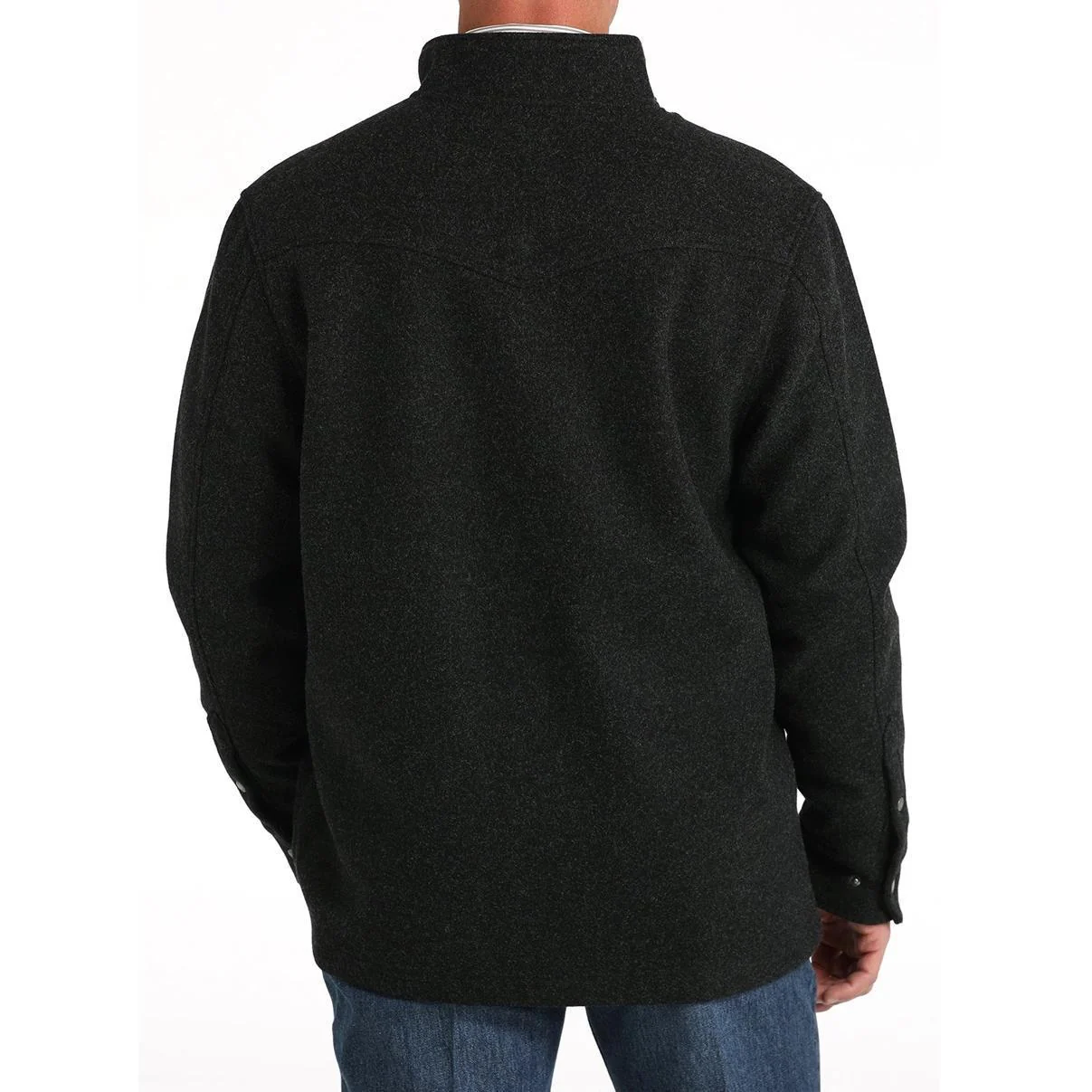 Cinch Men's Knit Shirt Jacket Black - Image 2