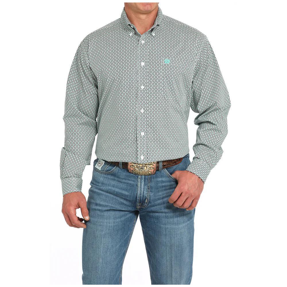 Cinch Men's Long Sleeve Button down Western Shirt-CLEARANCE