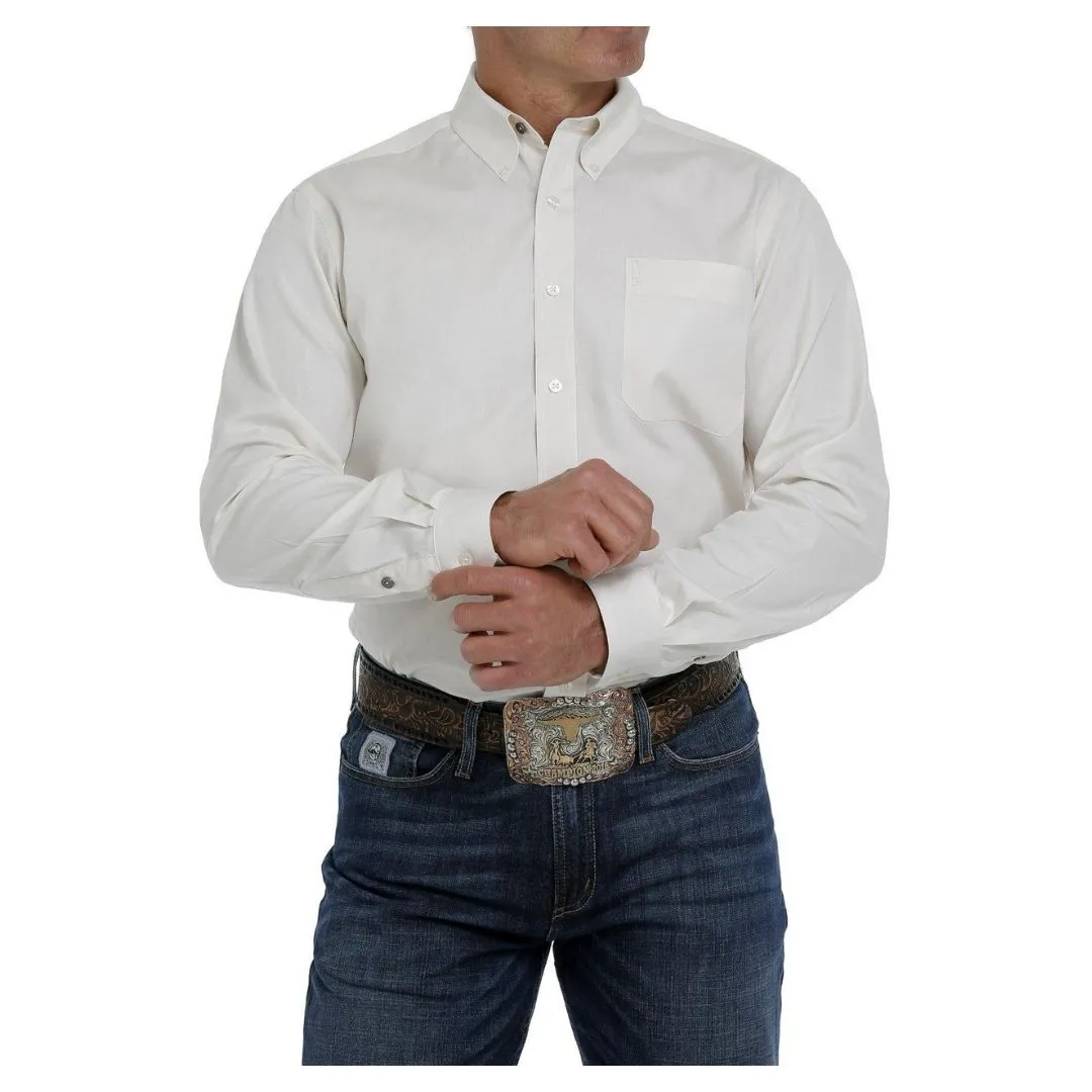 Cinch Men's Modern Fit Button-Down Shirt Solid Colour - Image 4