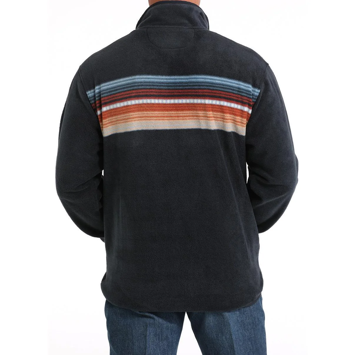 Cinch Men's Navy Polar Fleece Pullover - Image 2