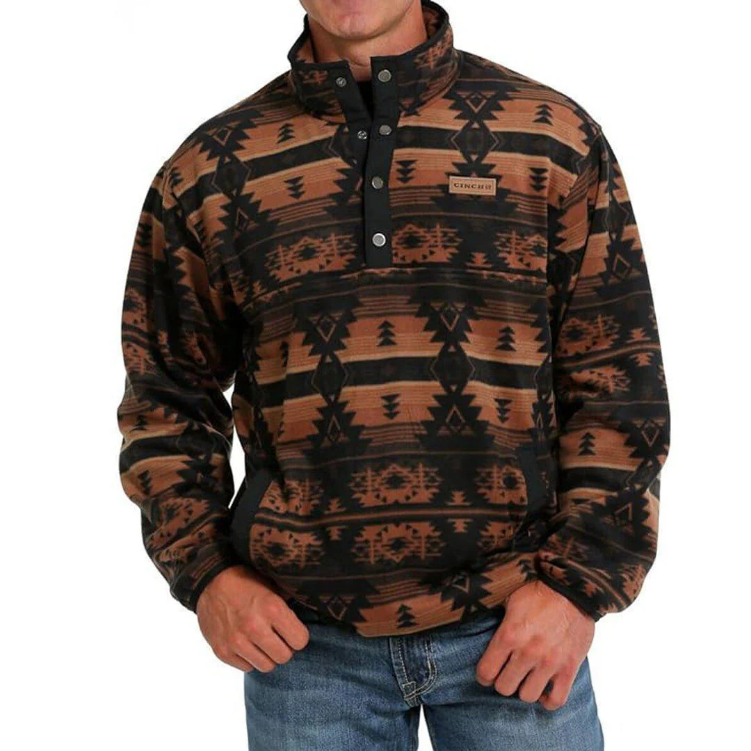 Cinch Men's Polar Fleece Brown/Black
