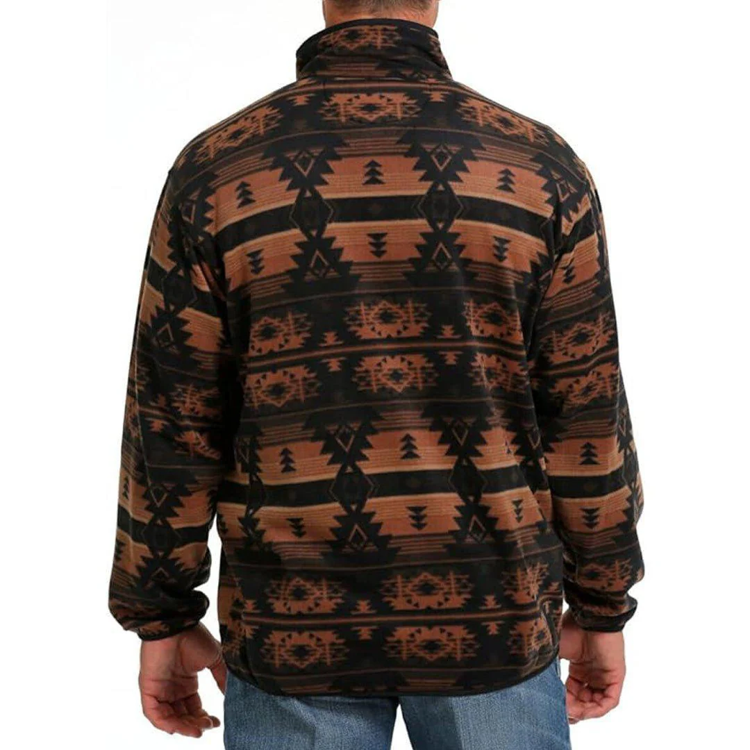 Cinch Men's Polar Fleece Brown/Black - Image 2