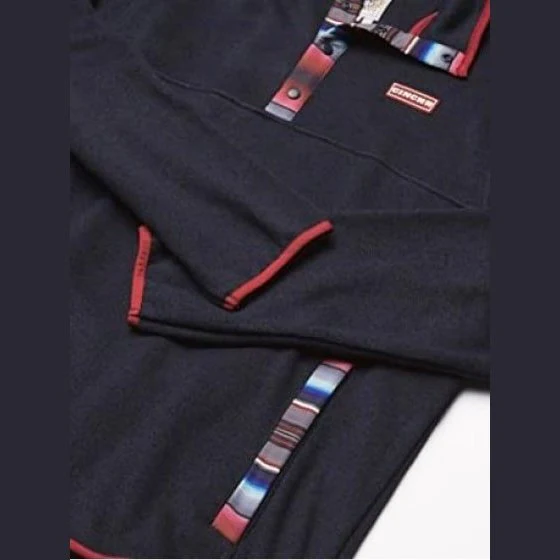 Cinch Men's Pullover Multicolour Trim Navy - Image 2