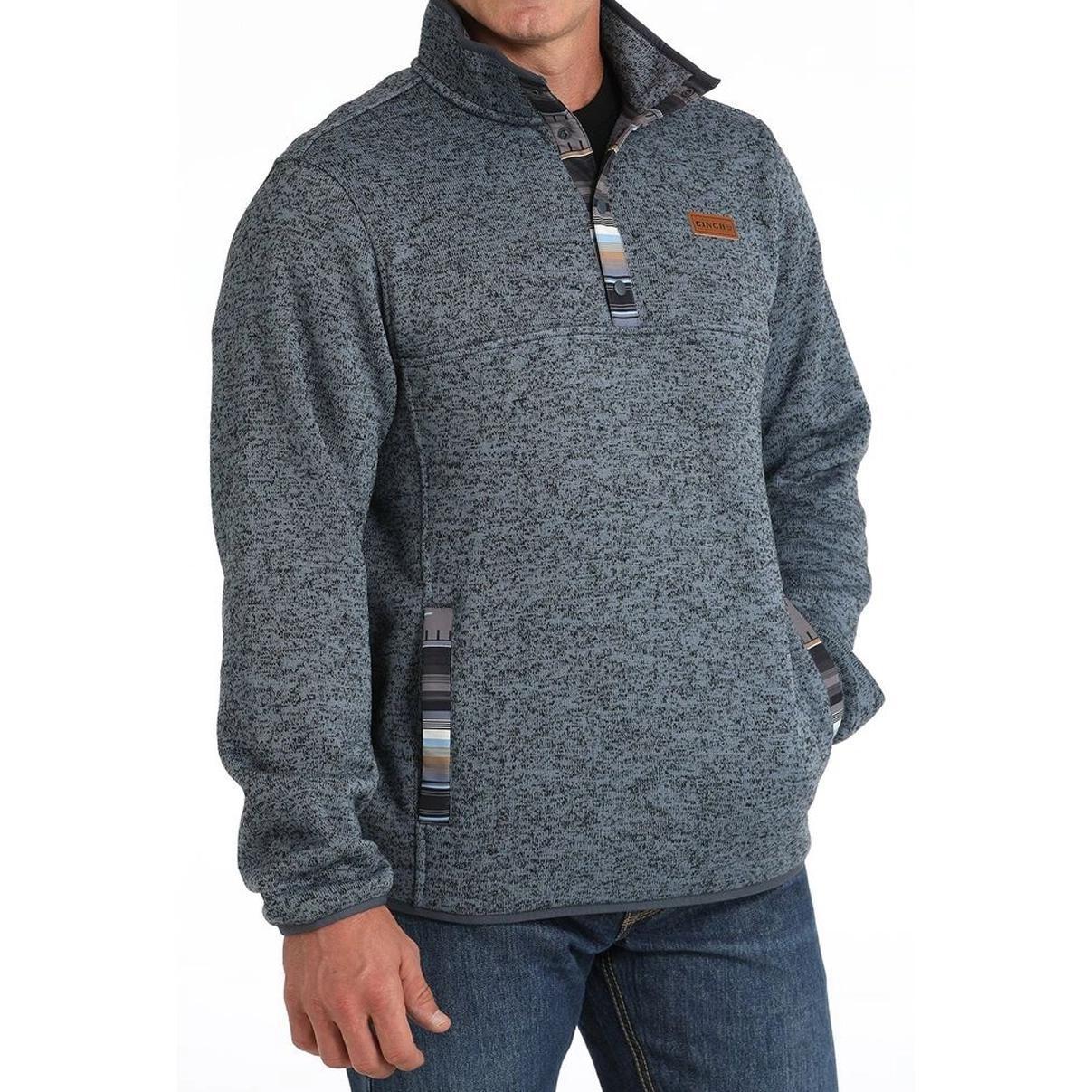 Cinch Men's Pullover Sweater Blue - Image 2