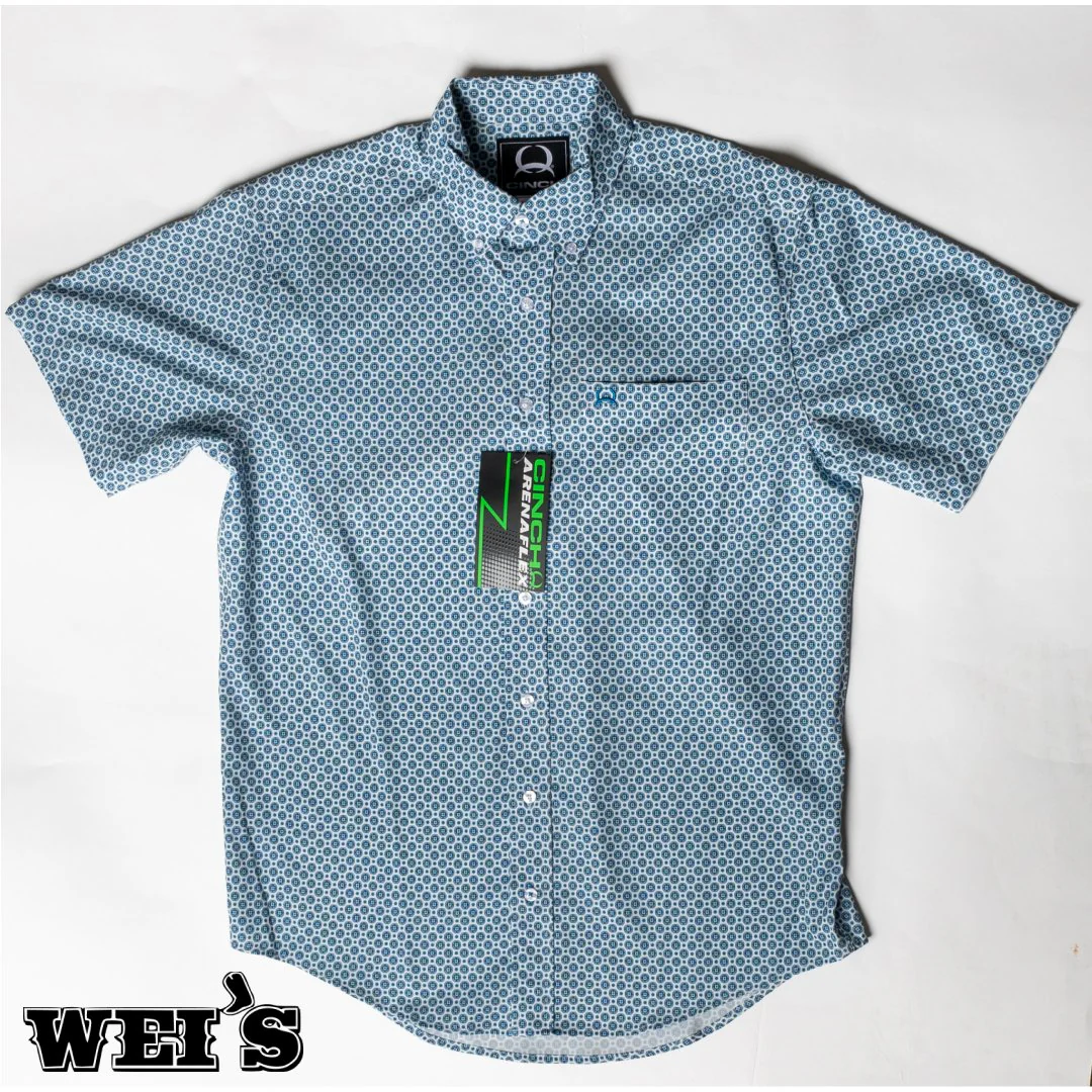 Cinch Men's AreaFlex Short Sleeve Button Down Shirt - Image 2