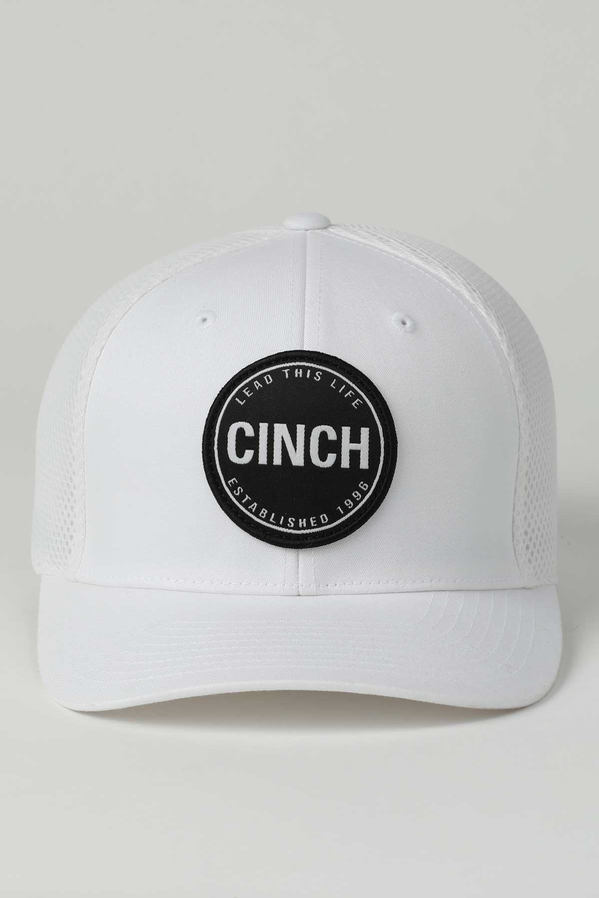 Cinch Men's White Flexfit Ball Cap