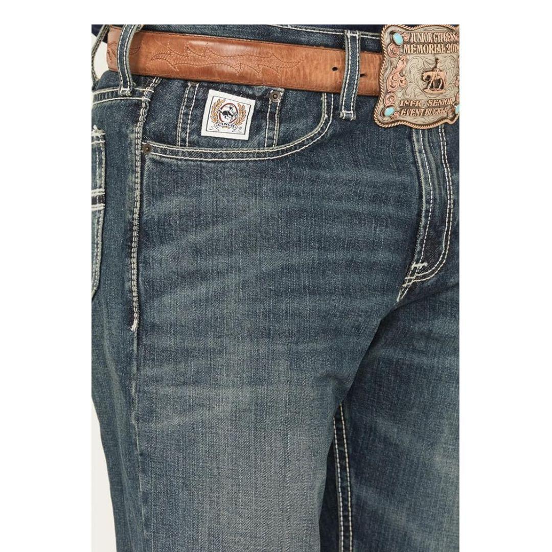Cinch Men's White Label Relaxed Fit Dark Wash Jean - Image 3