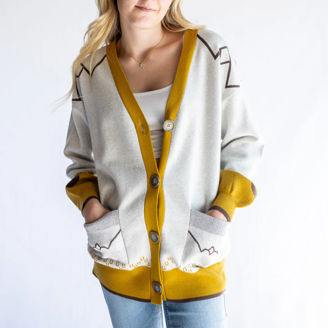 Cruel Denim Women’s Sweater Knit Boyfriend Fit Cardigan - Image 5
