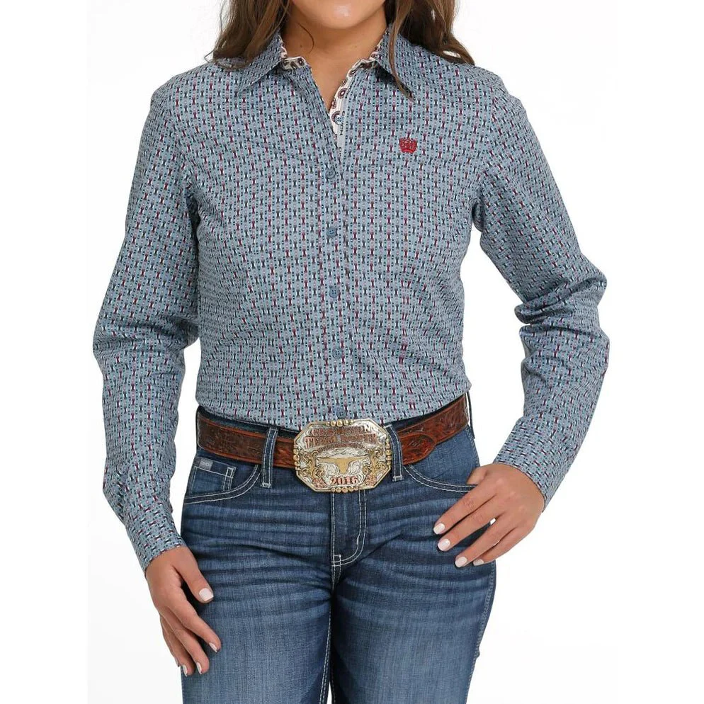 Cinch Women’s Printed Button Down Western Shirt