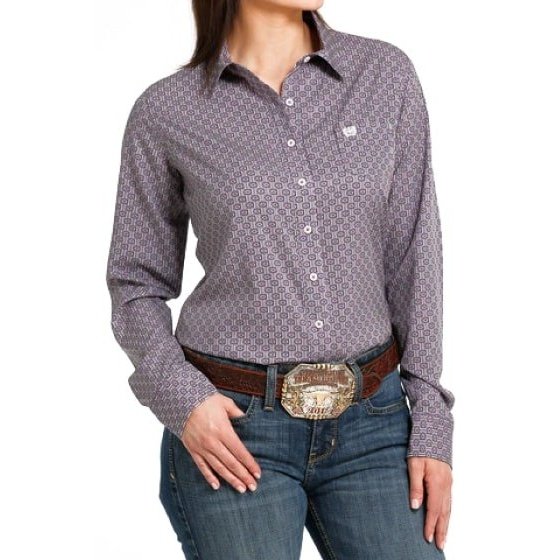 Cinch Women’s Shirt Long Sleeve Arena Flex - Image 3