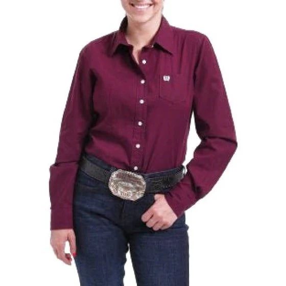 Cinch Women’s Western Shirt Long Sleeve Buttons - Image 3