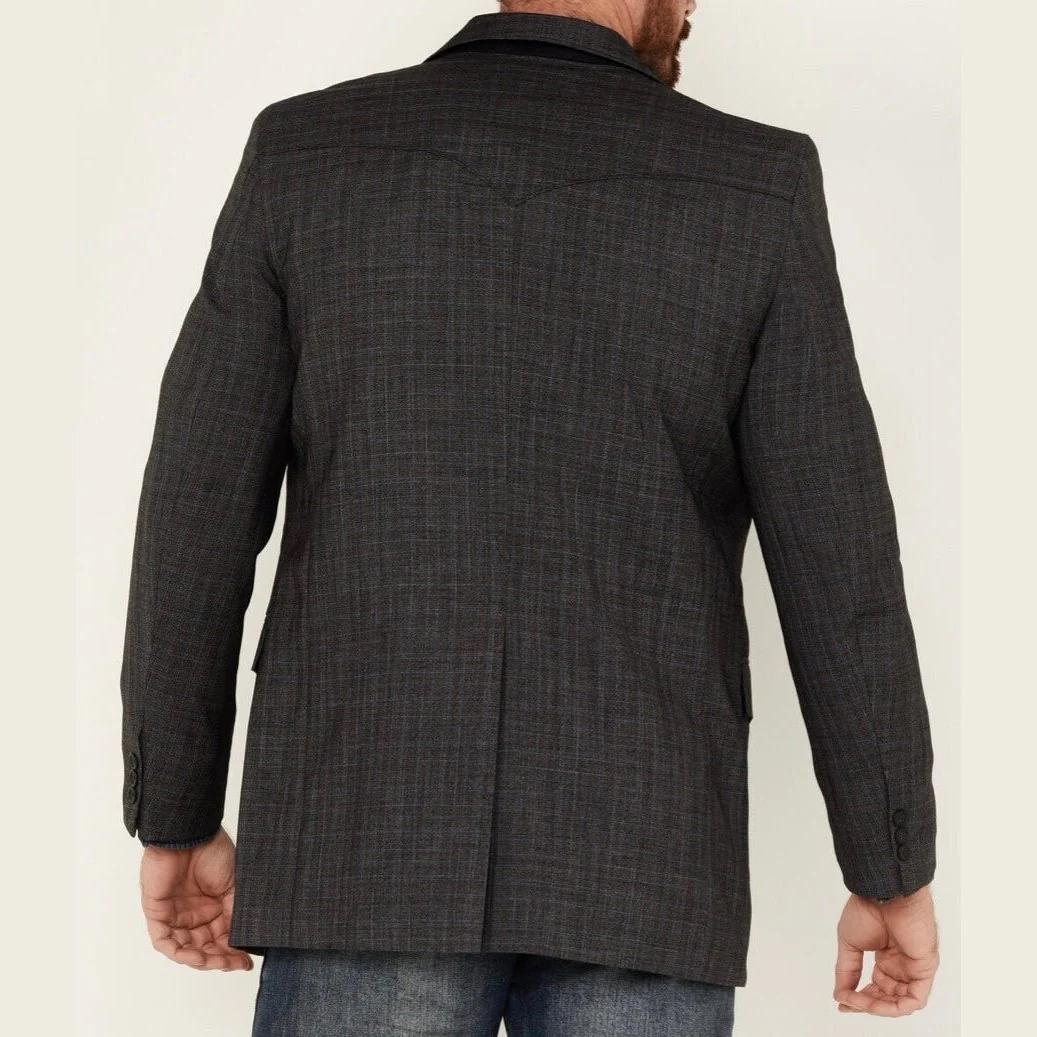 Circle S Men’s Plaid Print Houston Window Pane Sport Coat - Image 2