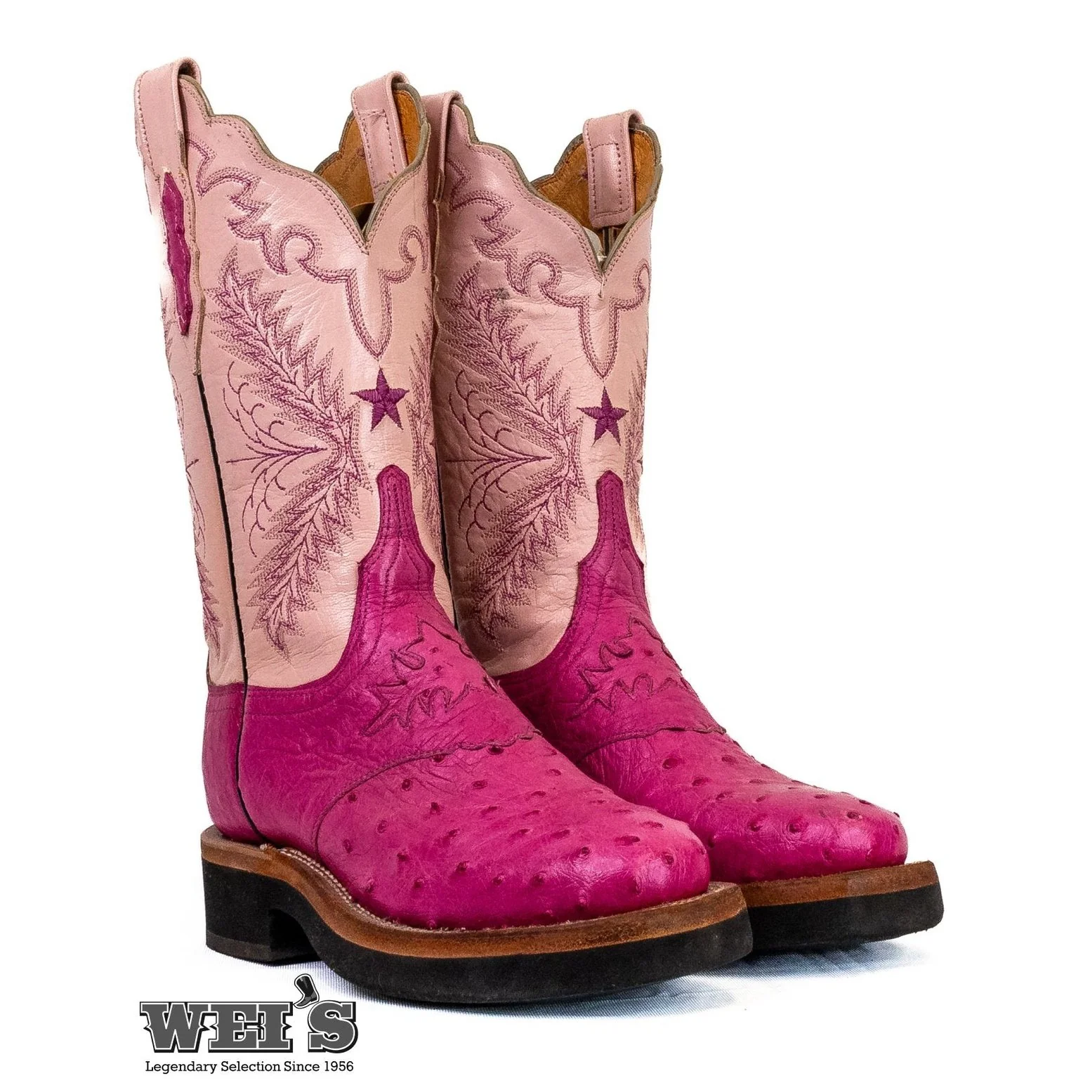 Lucchese Women's Ostrich Crepe Sole Clearance