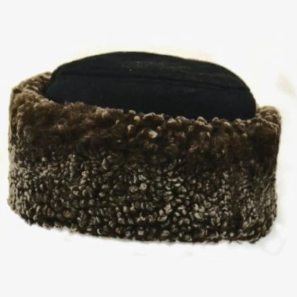 Crown Cap Unisex Hat Judy Flat Top Shearling
