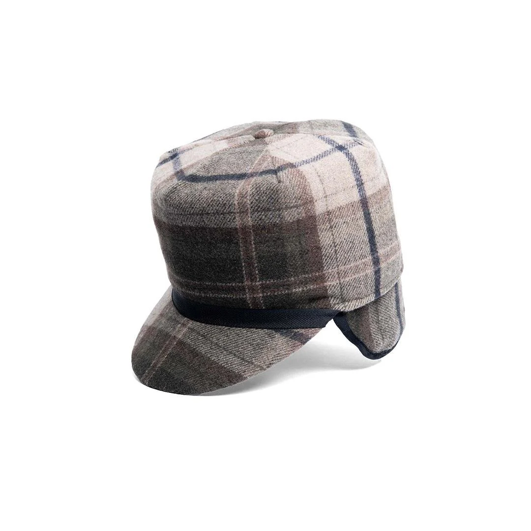 Crown Cap Woodland Plaid Stockman with Quilted Lining - Image 4